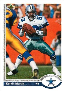 Kelvin Martin Dallas Cowboys 1991 Upper Deck NFL #37